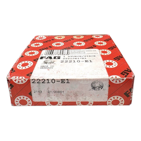 1x FAG 22210-E1 Pendelrollenlager 50x90x23 mm Kugellager