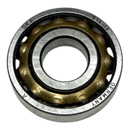 1x SKF E14 Schulterkugellager 14x35x8 mm E 14 mit Messingkäfig 11 Kugeln