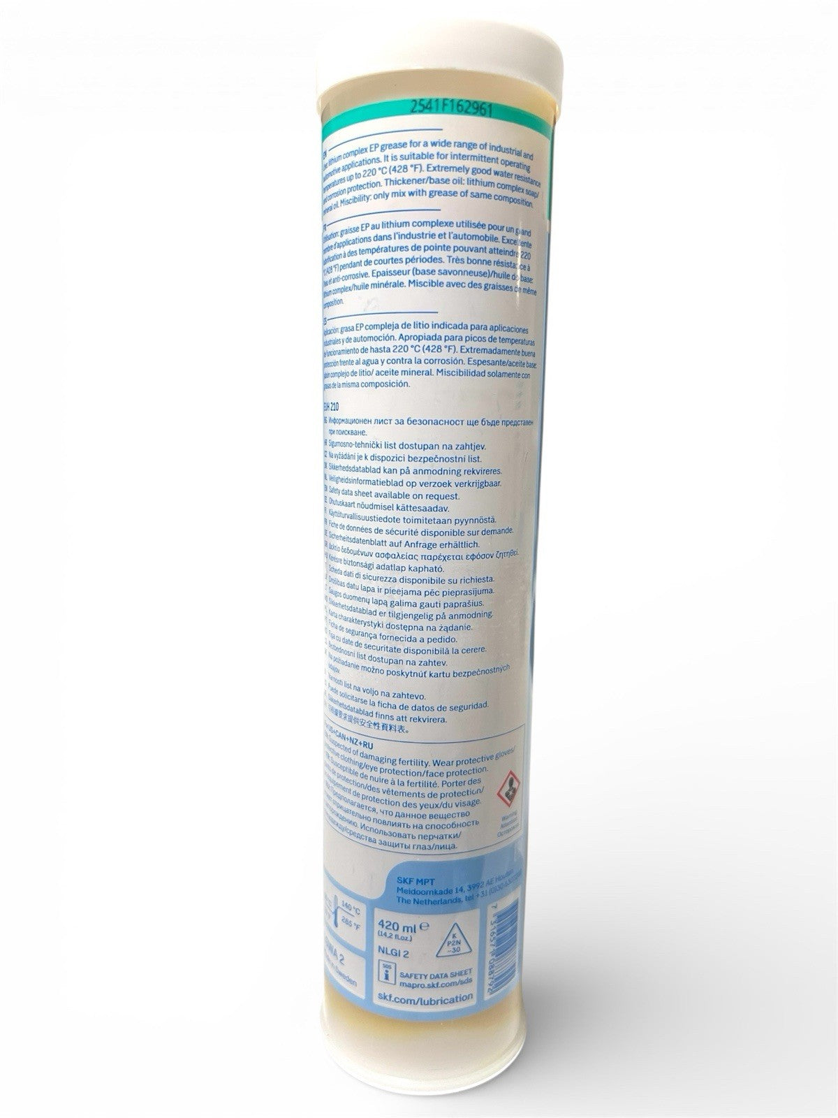 1x SKF LGWA 2/0.4 Schmierfett 400g f. extreme Drücke & hohe Belastung -30-140°C