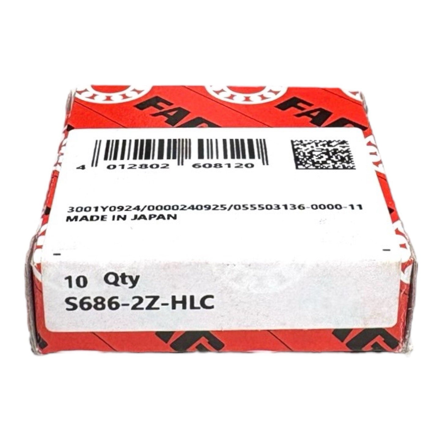 10x FAG S686-2Z-HLC Rillenkugellager 6x13x5 mm Kugellager