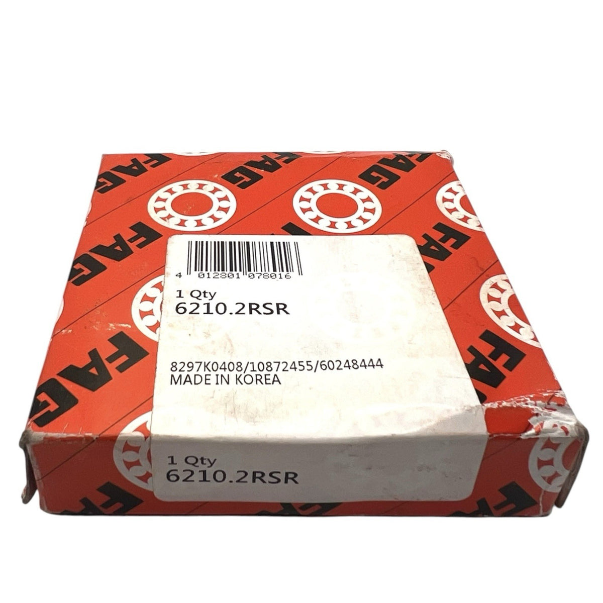 1x FAG 6210-2RSR Rillenkugellager 50x90x20 mm Kugellager