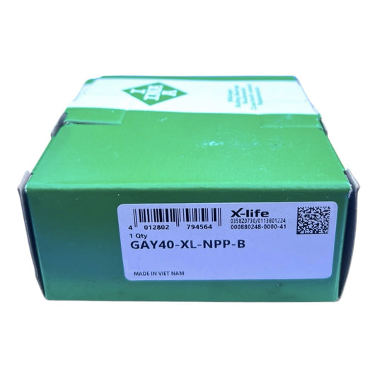1x INA GAY40-XL-NPP-B Spannlager 40x80x39,5 mm Kugellager