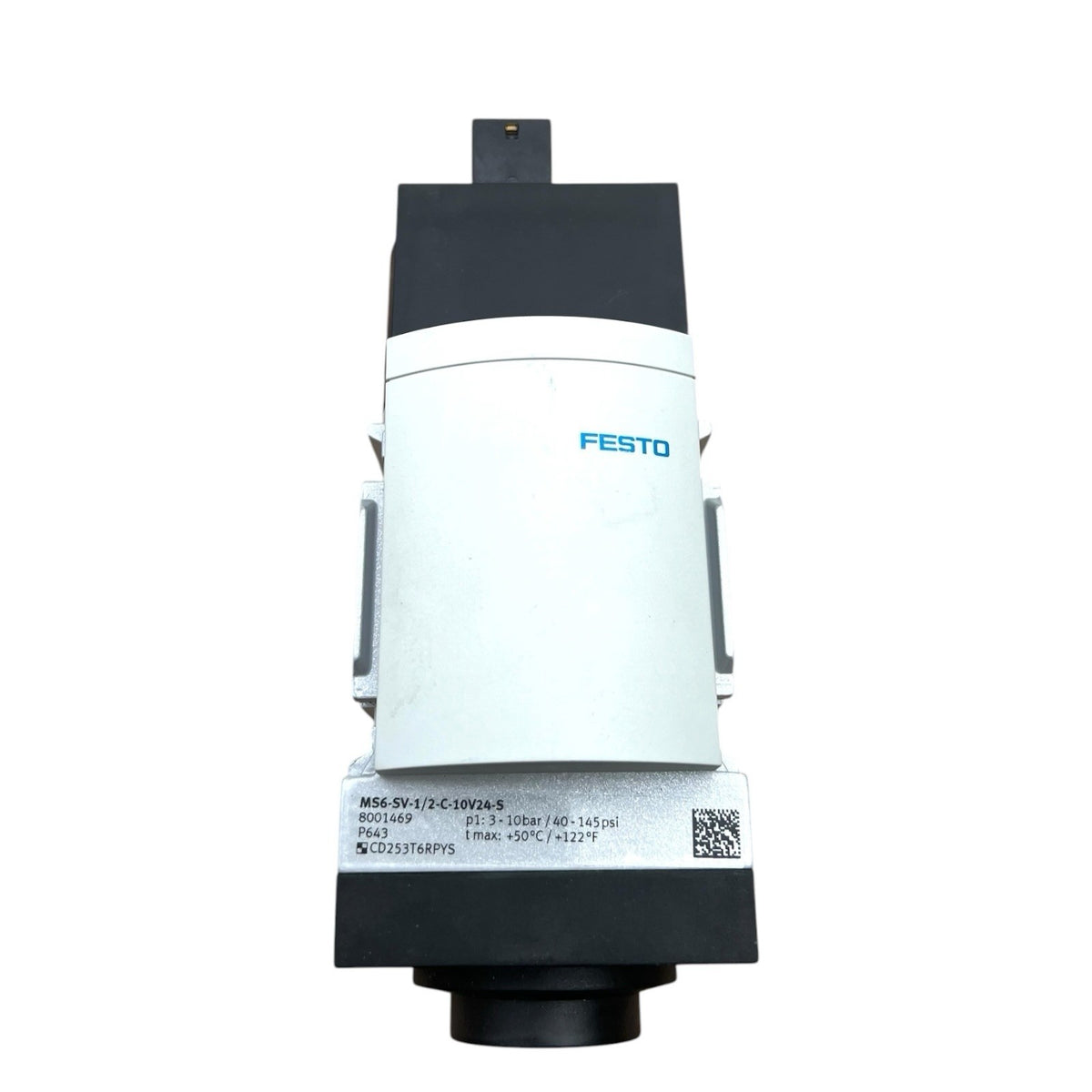 1x FESTO MS6-SV-1/2-C-10V24-S Druckaufbau- und Entlüftungsventil 8001469