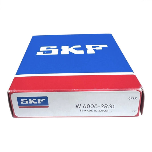 1x SKF W 6008-2RS1 Rillenkugellager 40x68x15 mm nichtrostende Kugellager