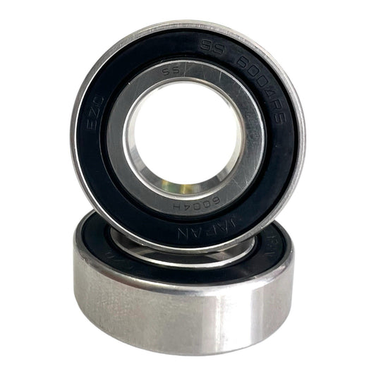 2x EZO SS 6004-2RS Rillenkugellager 20x42x12 mm Edelstahl rostarmes Kugellager