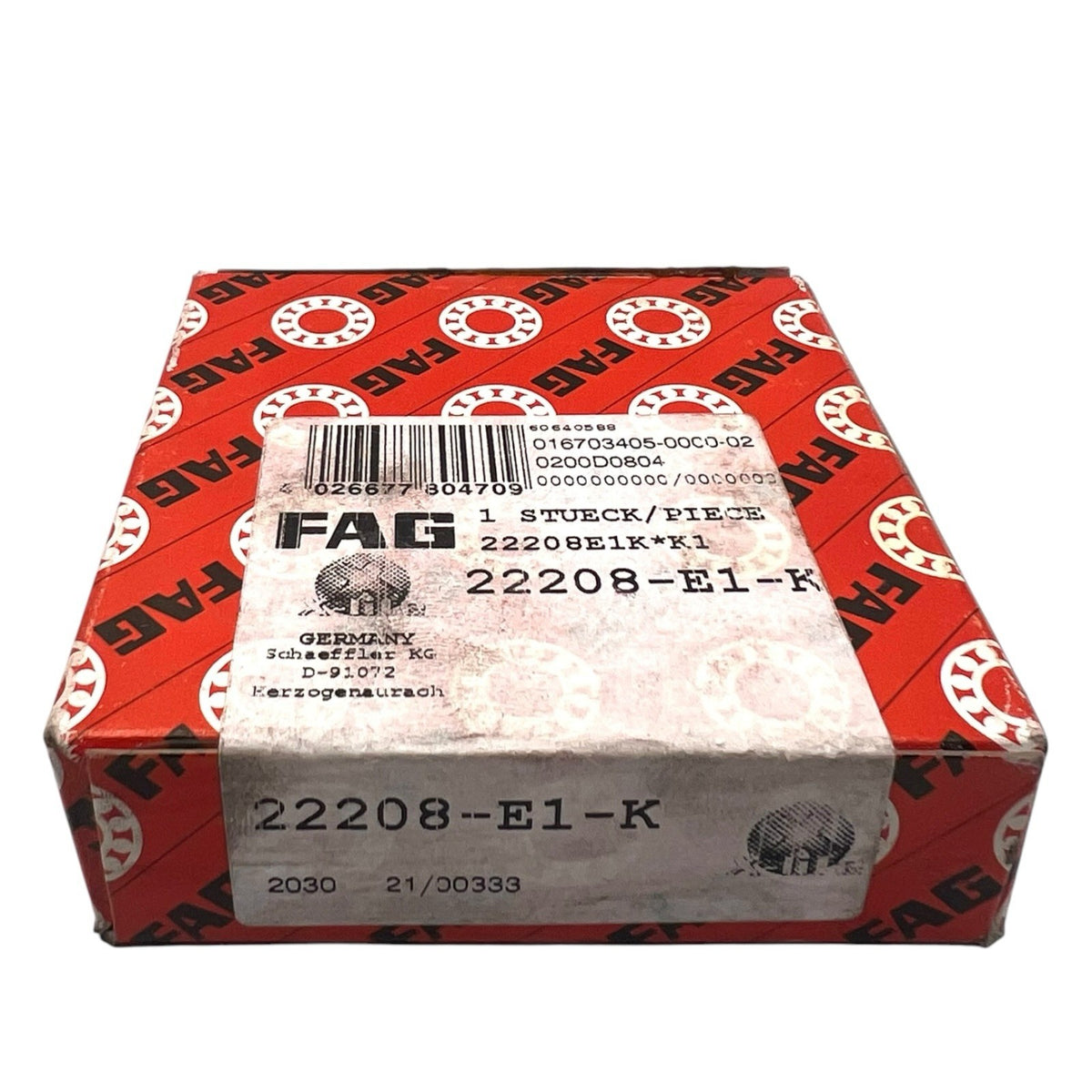 1x FAG 22208-E1-K Pendelrollenlager 40x80x23 mm konisches Kugellager