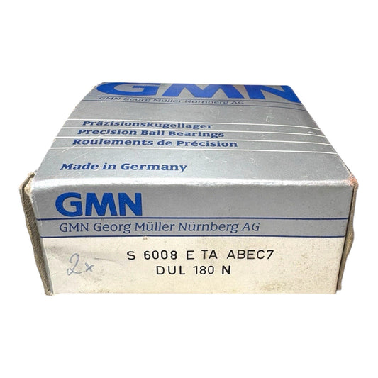 1x GMN S 6008-E-TA ABEC7 DUL Spindellager 40x68x15 mm Kugellager