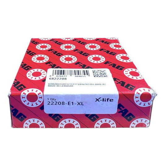 1x FAG 22208 -E1-XL Pendelrollenlager 40x80x23 mm Kugellager