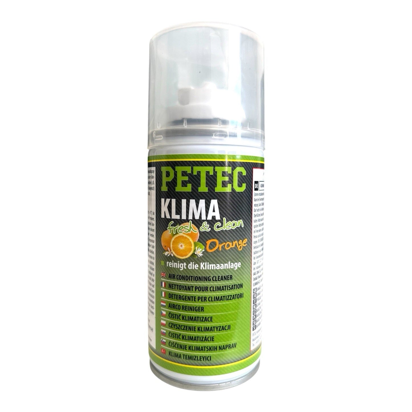 1x Petec Orange Klimaanlagenreiniger Fresh&Clean Automatik Spray 75ml 71460