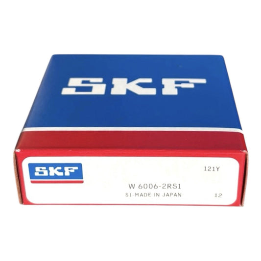 1x SKF W6006-2RS1 Rillenkugellager 30x55x13 mm Kugellager