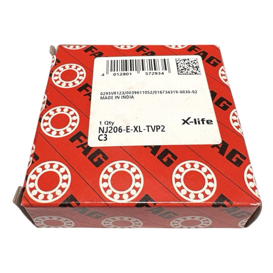 1x FAG NJ206-E-TVP2-C3 Zylinderrollenlager 30x62x16 mm Kugellager