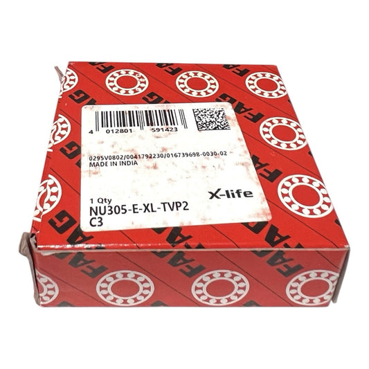 1x FAG NU305-E-XL-TVP2-C3 Zylinderrollenlager 25x62x17 mm Kugellager