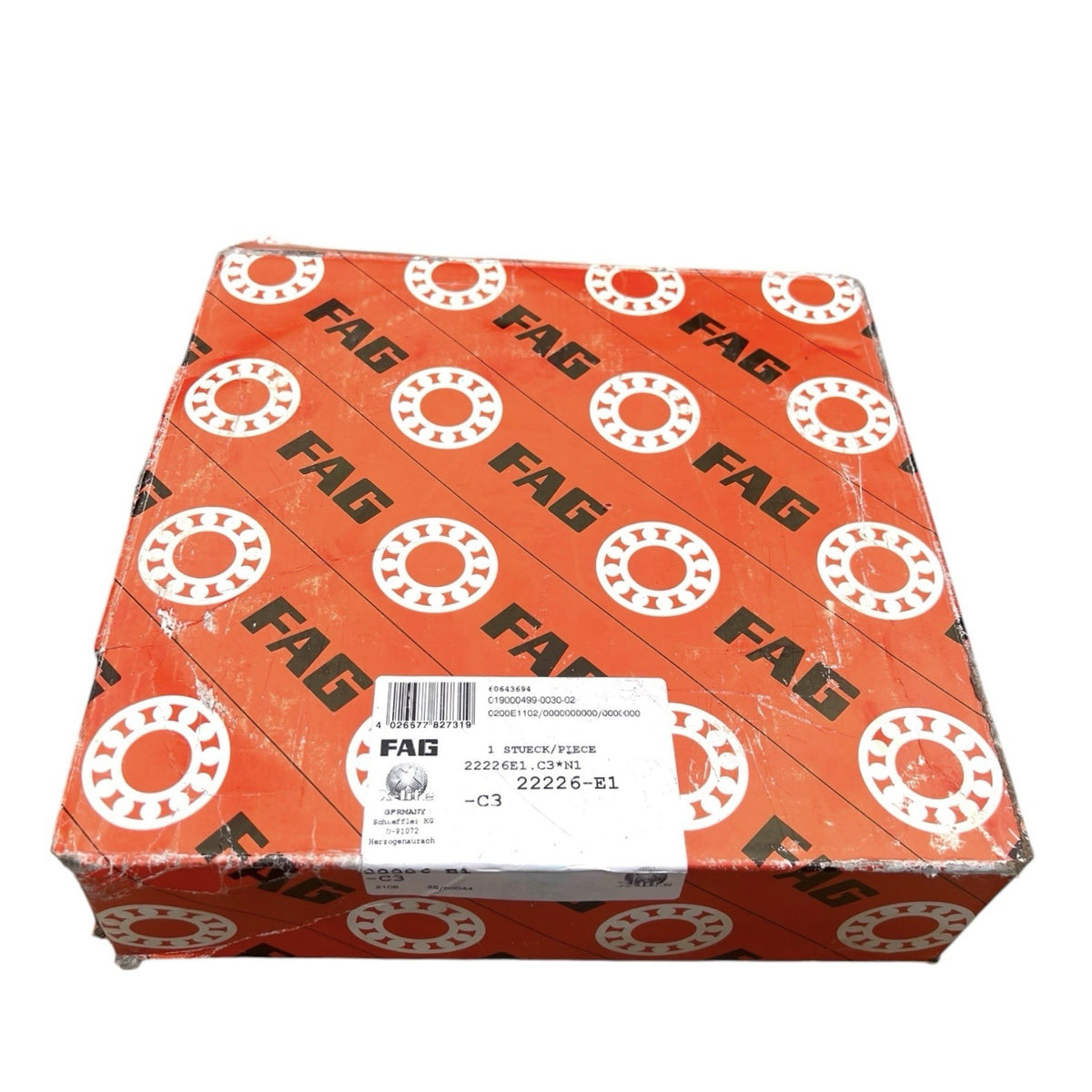 1x FAG 22226-E1-C3 Pendelrollenlager 130x230x64 mm X-Life Kugellager