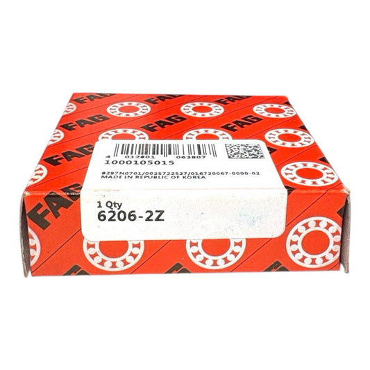 1x FAG 6206-2Z Rillenkugellager 30x62x16 mm Kugellager