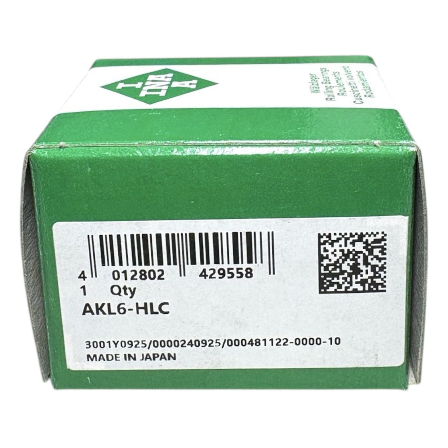 1x INA AKL6-HLC Axial-Rillenkugellager 6x14x5 mm Kugellager