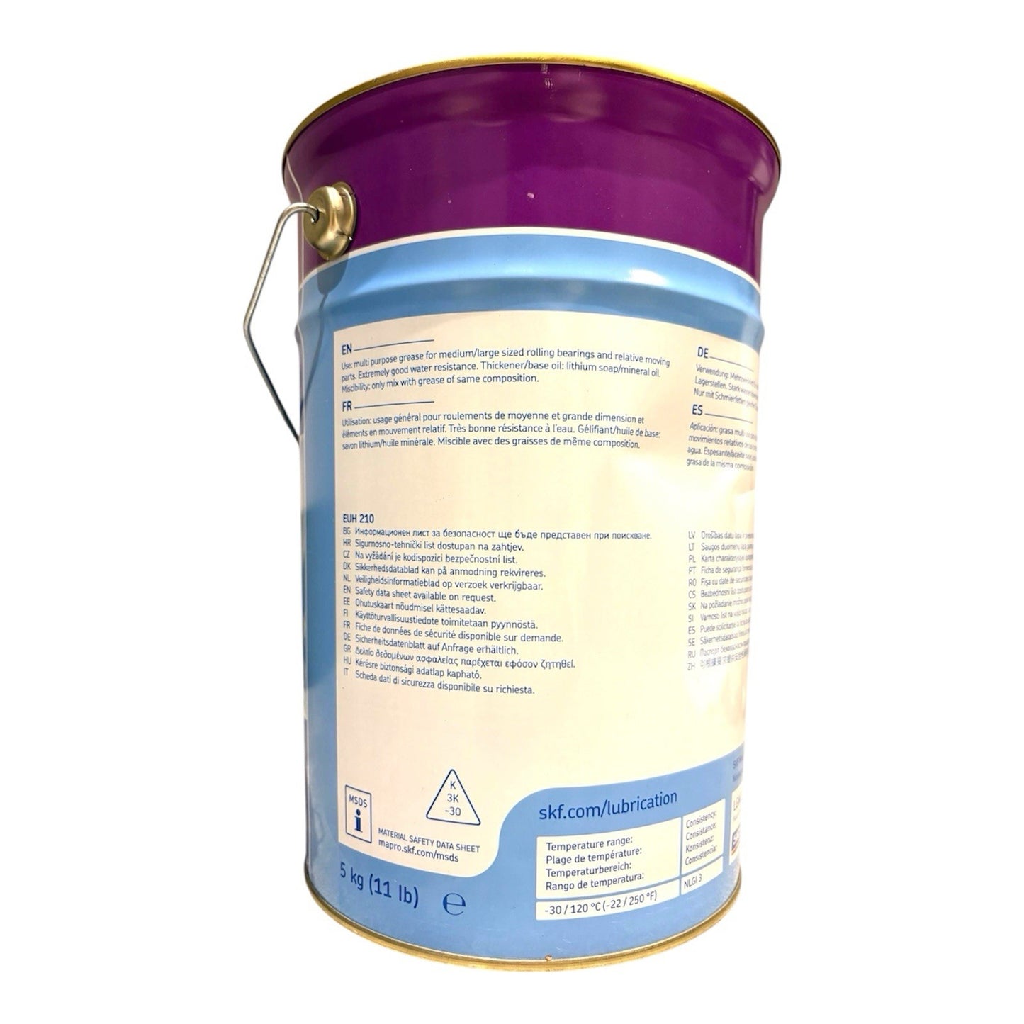 5 kg Dose SKF LGMT 3/5 Mehrzweckfett Wälzlager Kugellager Fett für d. Industie