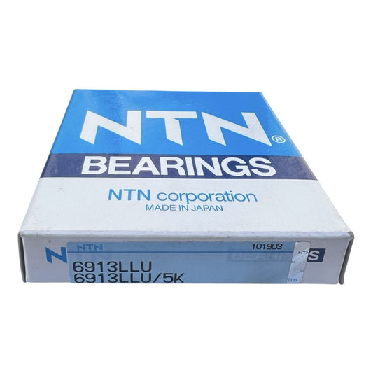 1x NTN 6913 LLU = 61913 2RS Rillenkugellager 65x90x13 mm Kugellager