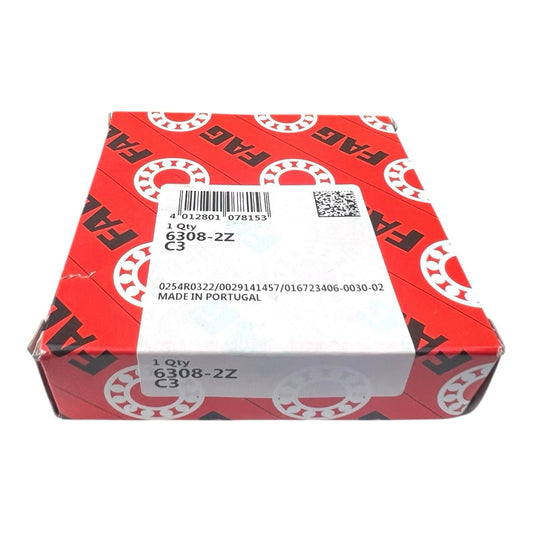 1x FAG 6308-2Z-C3 Rillenkugellager 40x90x23 mm Kugellager