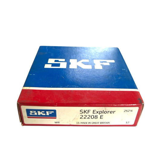1x SKF 22208 E Pendelrollenlager 40x80x23 mm offenes Kugellager