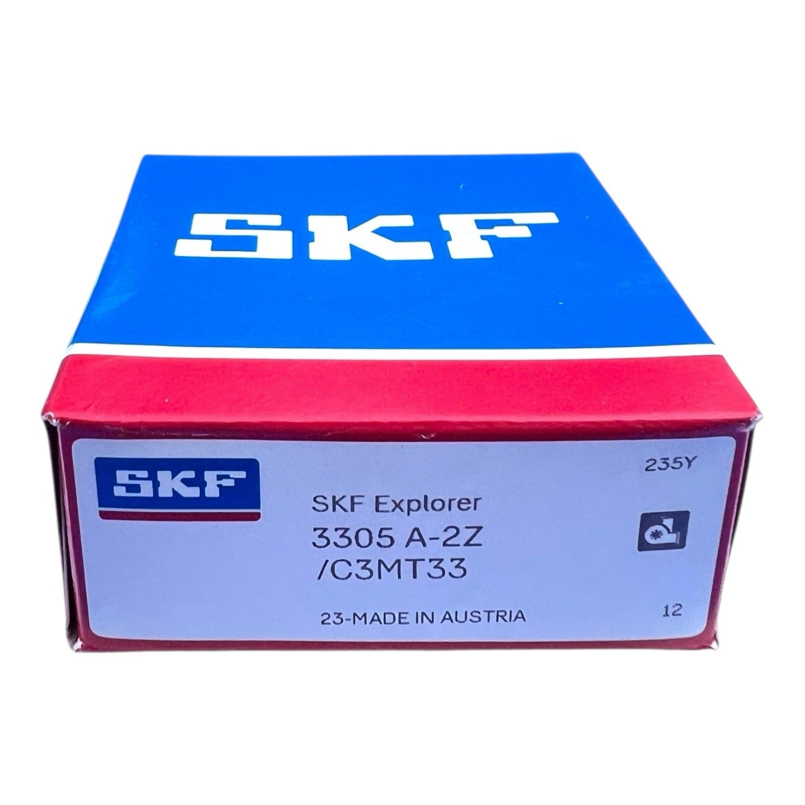 1x SKF 3305 A-2Z/C3MT33 Schrägkugellager 25x62x25,4 mm Kugellager