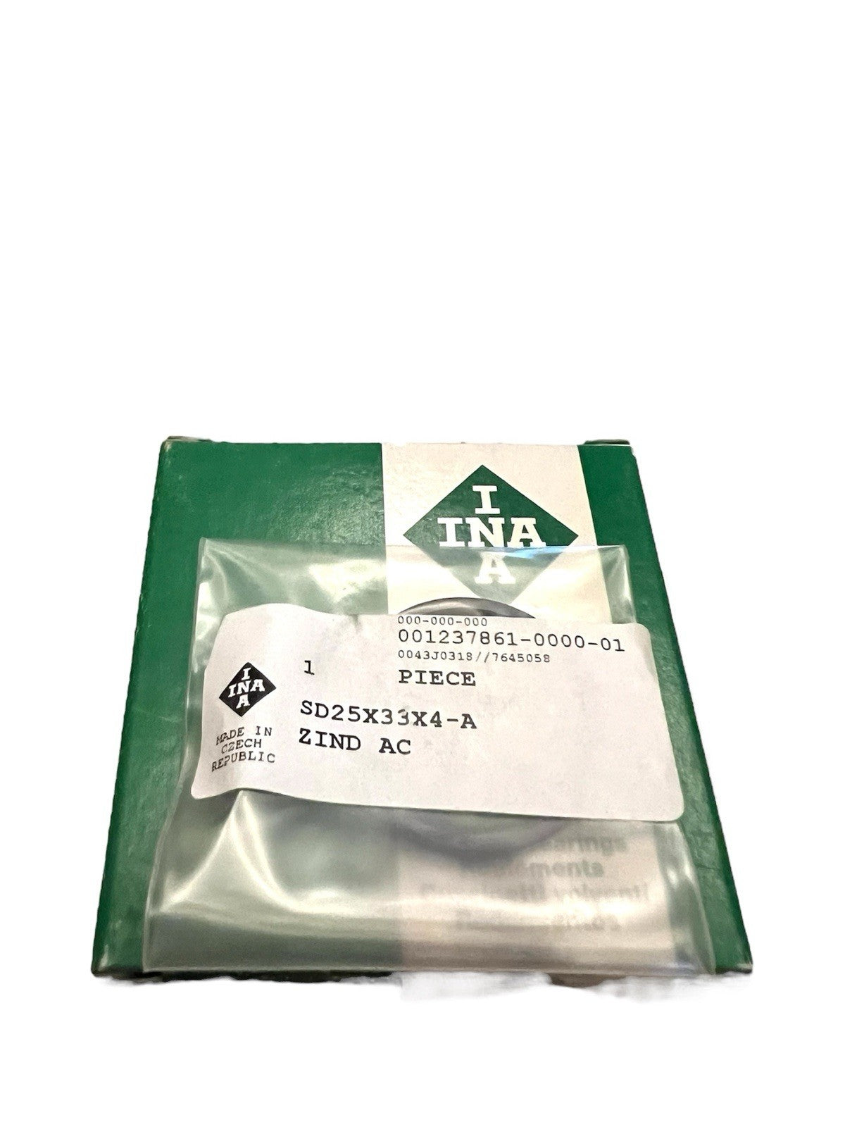 4x INA SD25X33X4-A Wellendichtring-zweilippig 25x33x4 mm Kugellager