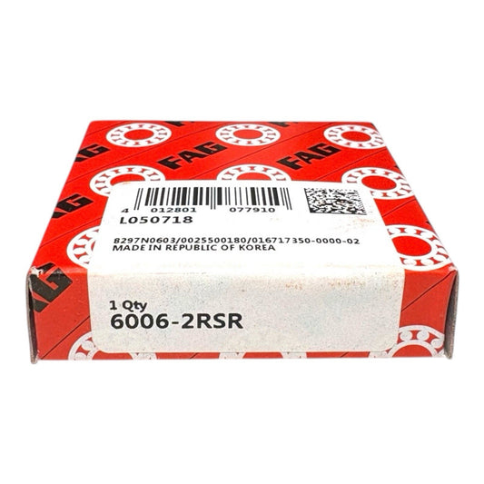 1x FAG 6006-2RSR Rillenkugellager 30x55x13 mm 6006 2RS1 Kugellager