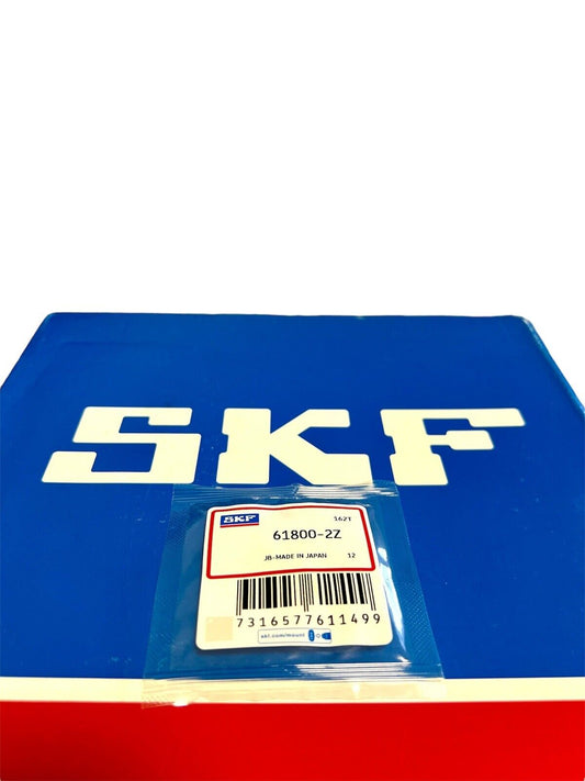 1x SKF 61800-2Z Rillenkugellager 10x19x5 mm Dünnringlager Kugellager