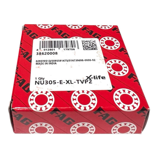 1x FAG NU305-E-XL-TVP2 Zylinderrollenlager 25x62x17 mm Kugellager