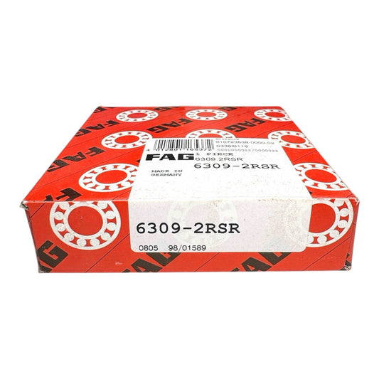 1x FAG 6309-2RSR Rillenkugellager 45x100x25 mm Kugellager