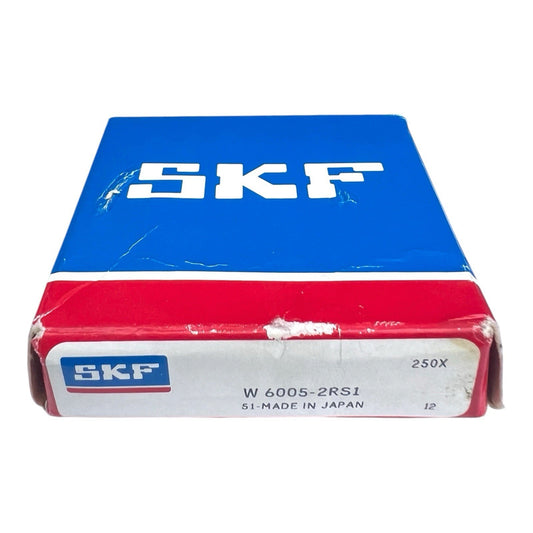1x SKF W 6005-2RS1 Rillenkugellager 25x47x12 mm nichtrostende Kugellager