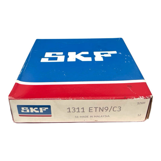 1x SKF 1311 ETN9/C3 Pendelkugellager 55x120x29 mm Kugellager