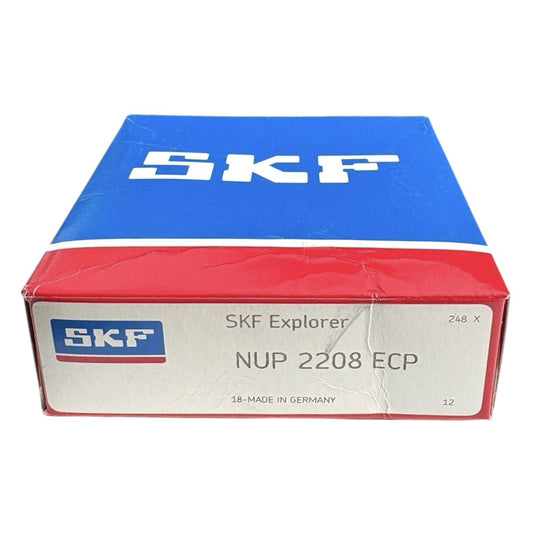 1x SKF NUP 2208 ECP Zylinderrollenlager 40x80x23 mm Kugellager