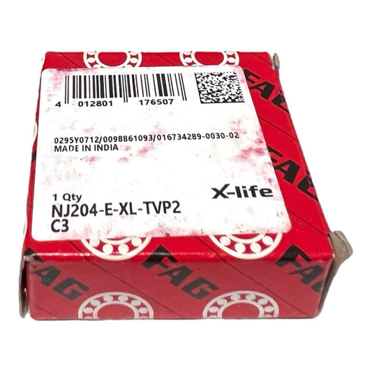 1x FAG NJ204-E-XL-TVP2-C3 Zylinderrollenlager 20x47x14 mm Kugellager