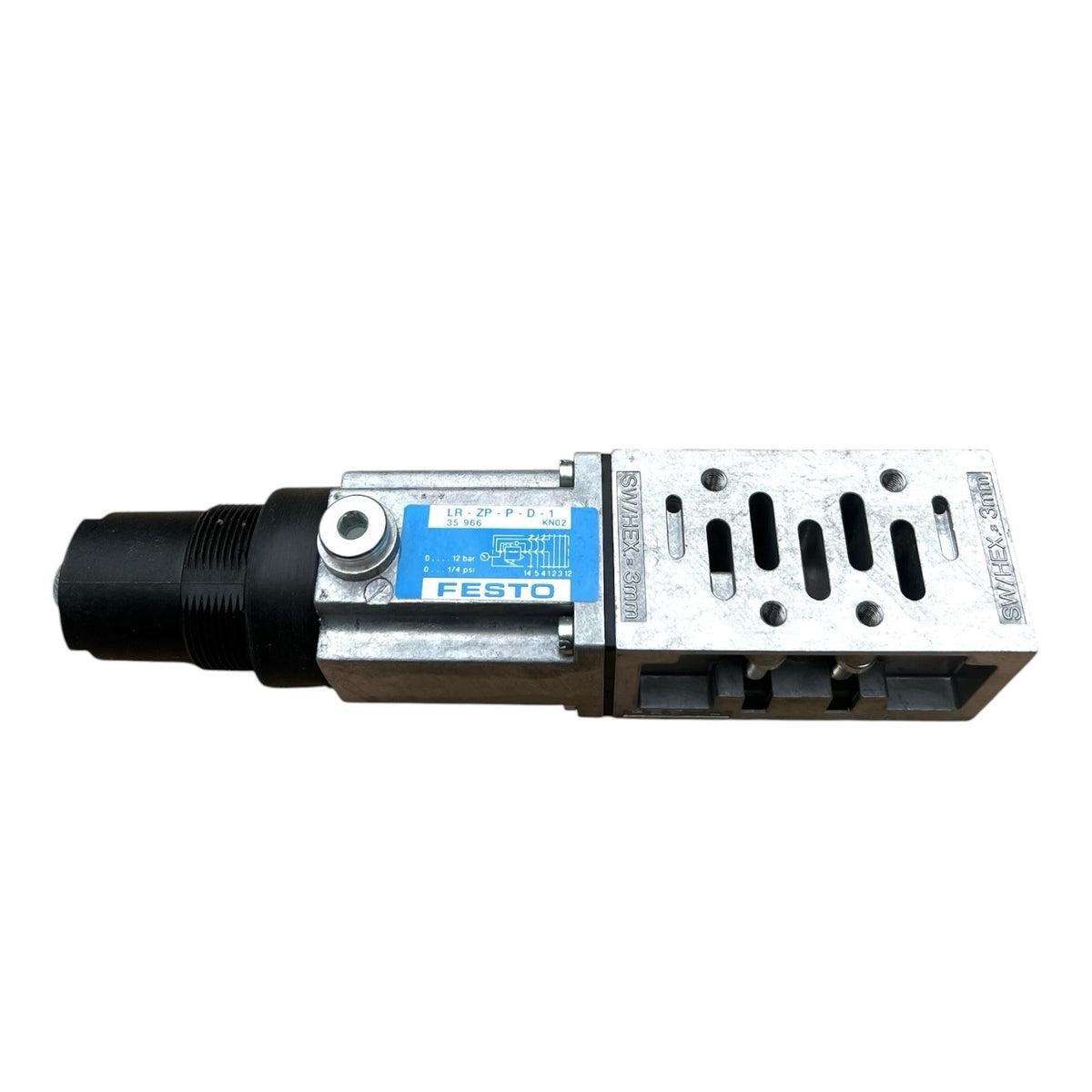 1x FESTO LR-ZP-P-D-1 Druckregler-Zwischenplatte 35966
