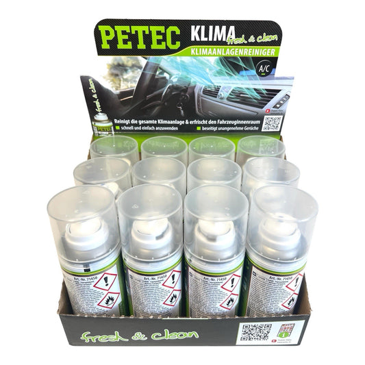 12x Petec Ocean Klimaanlagenreiniger Fresh&Clean Automatik Spray 12x 75ml 71450