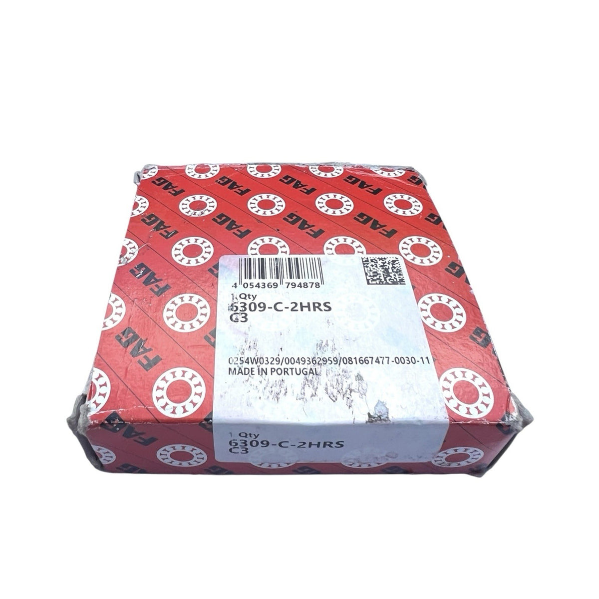1x FAG 6309-C-2HRS-C3 Rillenkugellager 45x100x25 mm Kugellager