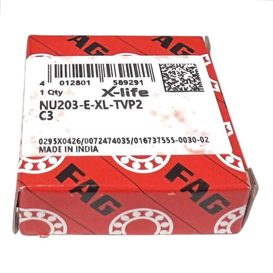 1x FAG NU203-E-XL-TVP2-C3 Zylinderrollenlager 17x40x12 mm Kugellager