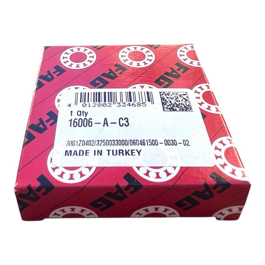 1x FAG 16006-A-C3 Rillenkugellager 30x55x9 mm 16006 A C3 Kugellager