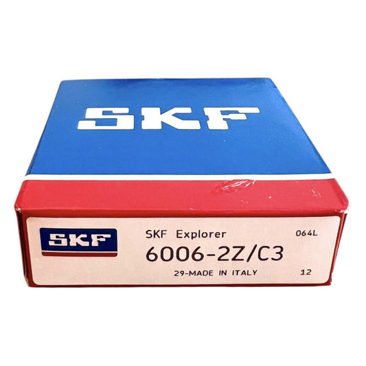 1x SKF 6006 2Z/C3 Rillenkugellager 30x55x13 mm Kugellager