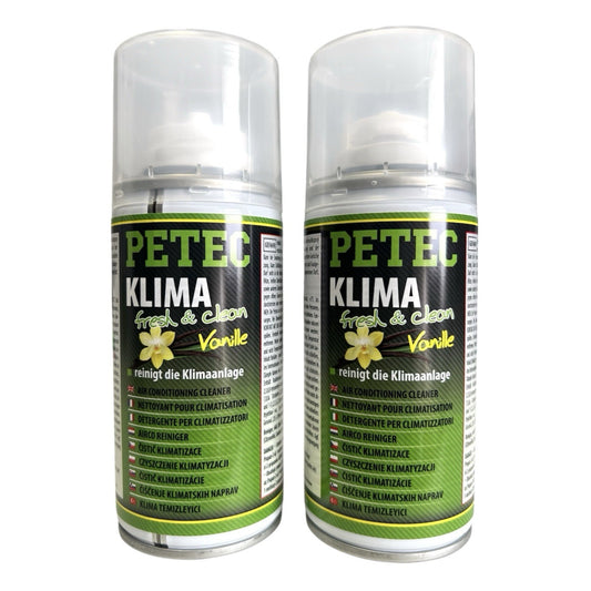 2x Petec Vanille Klimaanlagenreiniger Fresh&Clean Automatik Spray 2x 75ml 71470