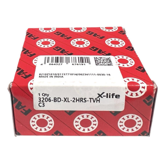1x FAG 3206-BD-XL-2HRS-TVH-C3 Schrägkugellager 30x62x23 mm Kugellager