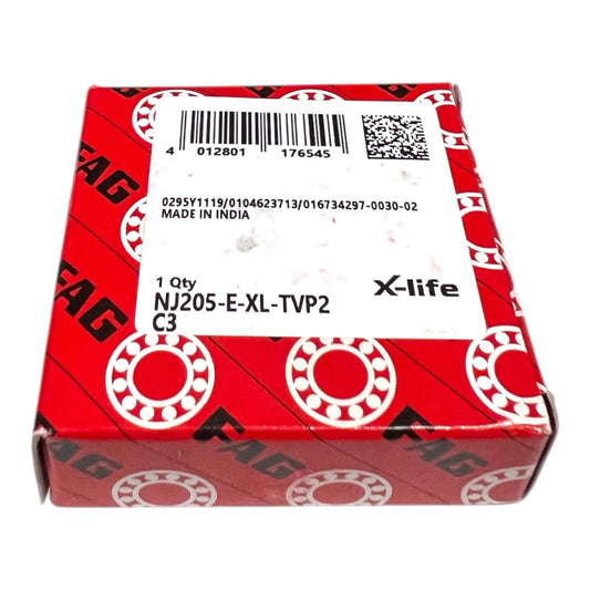 1x FAG NJ205-E-XL-TVP2-C3 Zylinderrollenlager 25x52x15 mm Kugellager