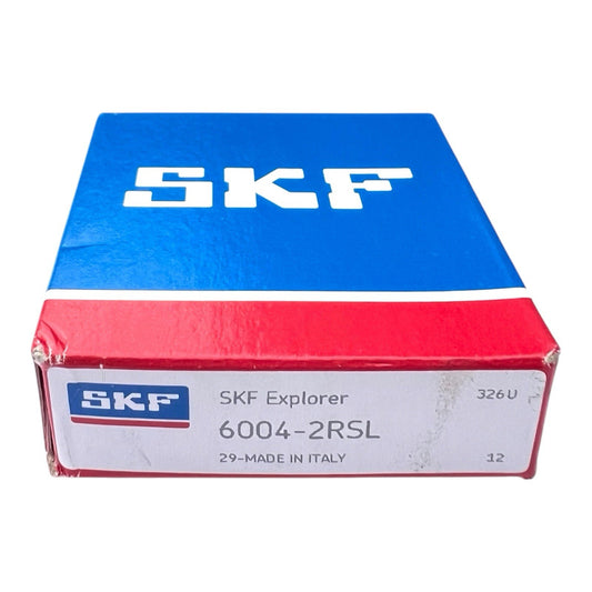 1x SKF 6004-2RSL Rillenkugellager 20x42x12 mm reibungsarmes Kugellager