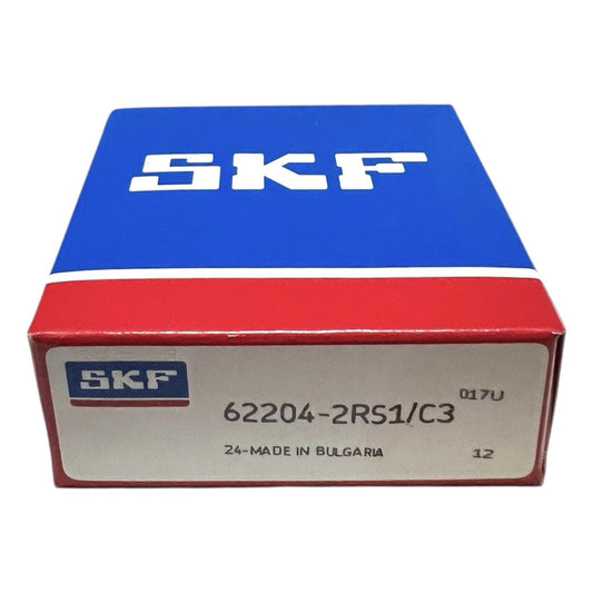 1x SKF 62204-2RS1/C3 Rillenkugellager 20x47x18 mm Kugellager