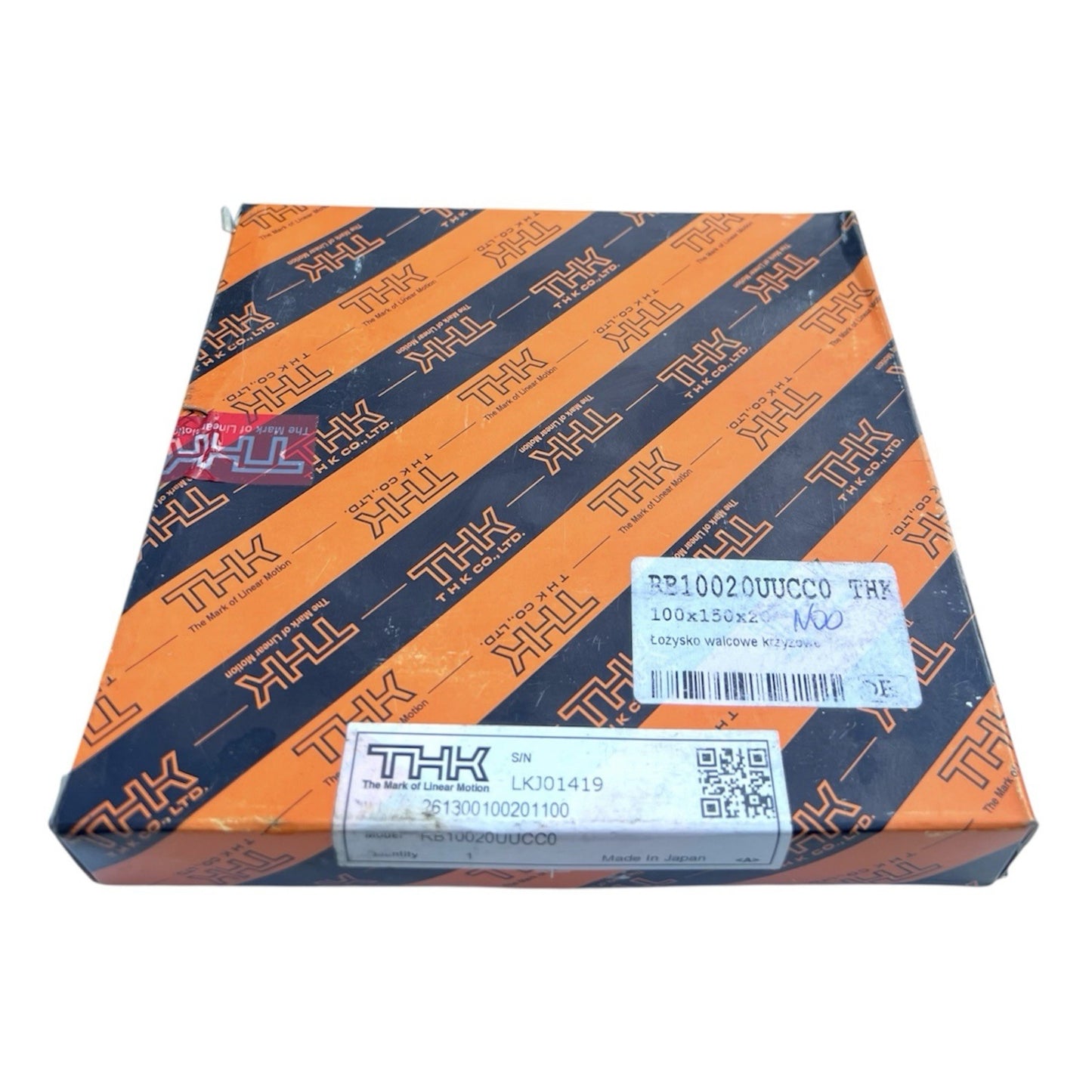 1x THK RB10020UUCC0 Kreuzrollenlager 100x150x20 mm RB10020-UU-CC0 LKJ01419