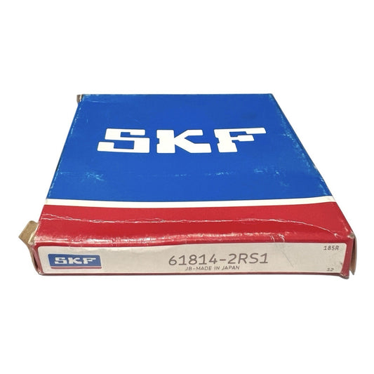 1x SKF 61814-2RS1 Rillenkugellager 70x90x10 mm Kugellager