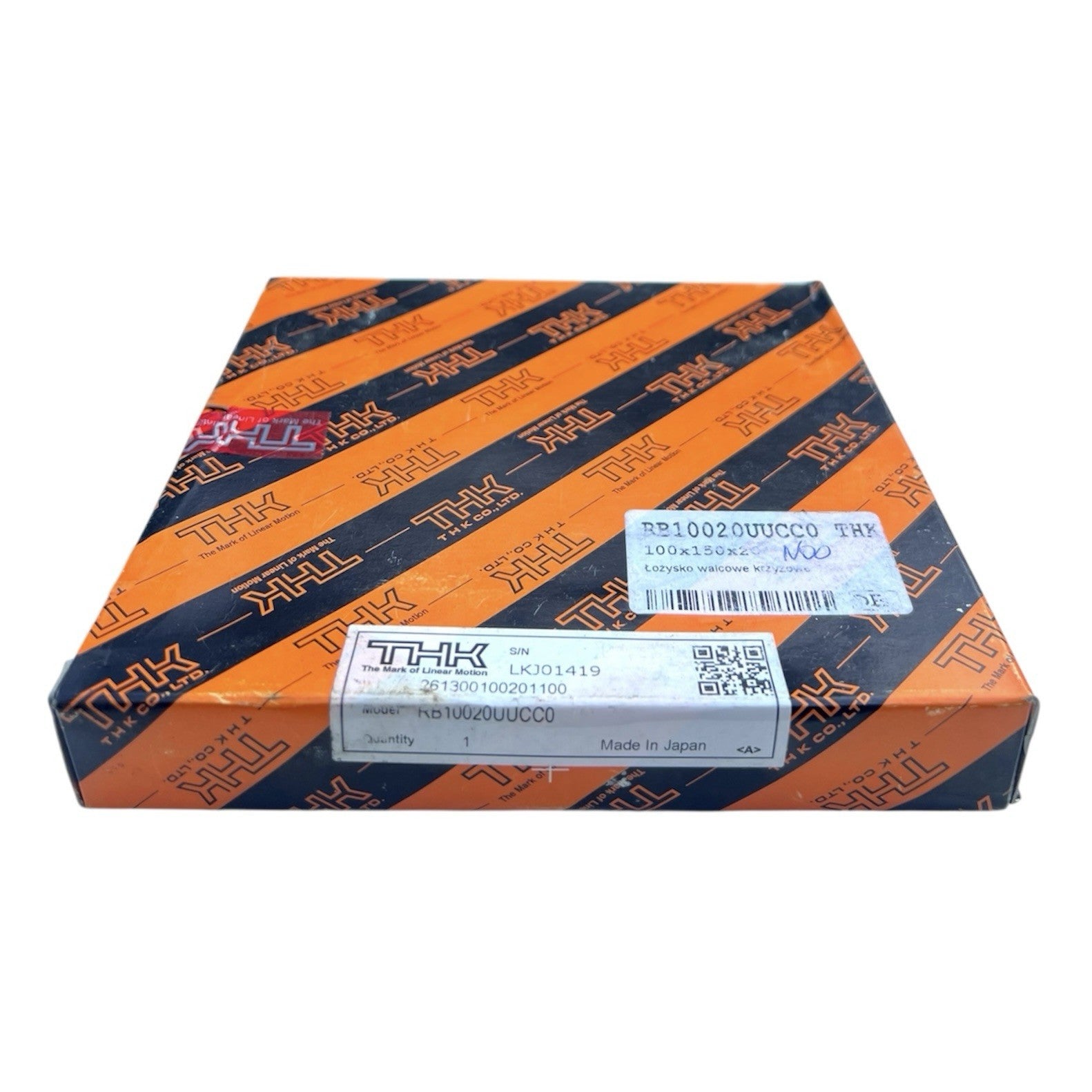 1x THK RB10020UUCC0 Kreuzrollenlager 100x150x20 mm RB10020-UU-CC0 LKJ01419