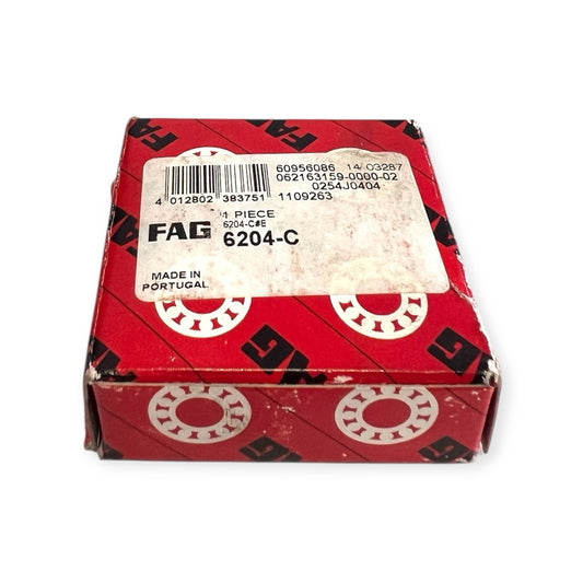 1x FAG 6204-C Rillenkugellager 20x47x14 mm 6204 offen Kugellager