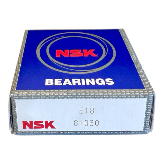 1x NSK E18 Schulterkugellager 18x40x9 mm E18 mit Messingkäfig 8 Kugeln