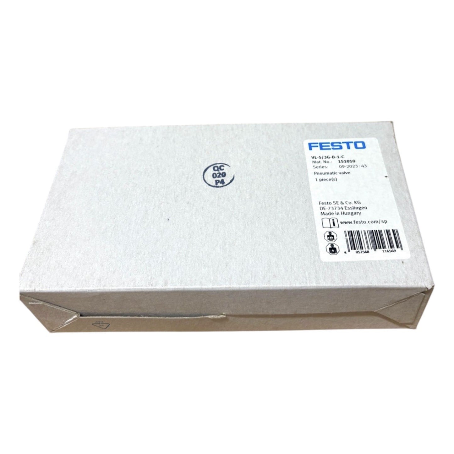 1x Festo VL-5/3G-D-1-C Pneumatikventil No. 151010